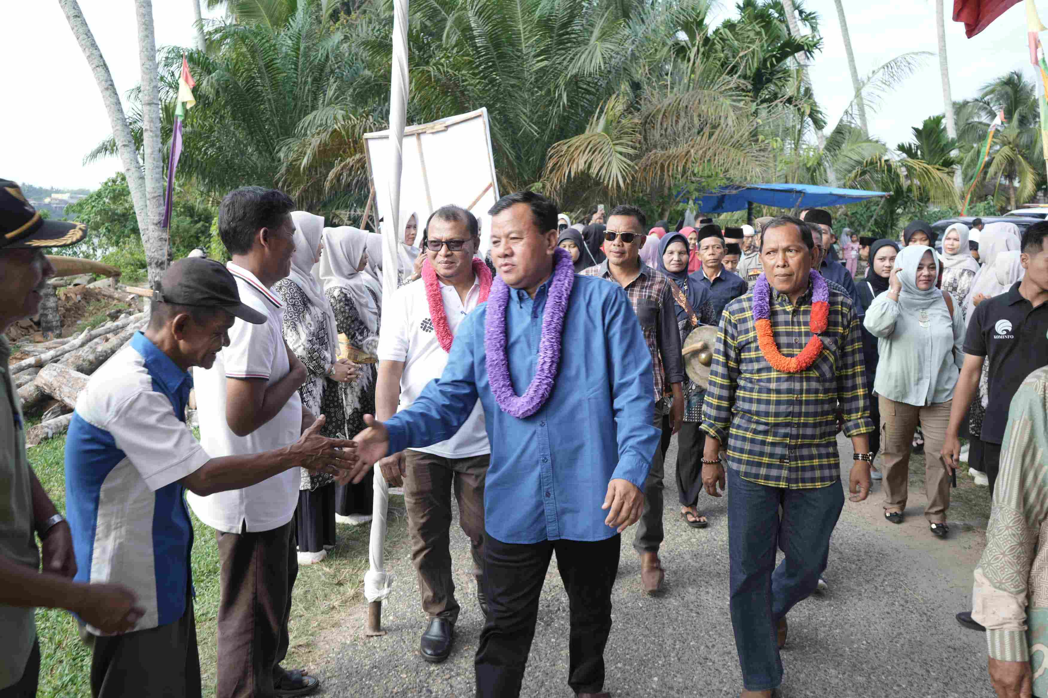 Hadiri Audiensi sekaligus melayur Jalur di Koto Benai, Masyarakat berterimakasih atas program Bupati Suhardiman