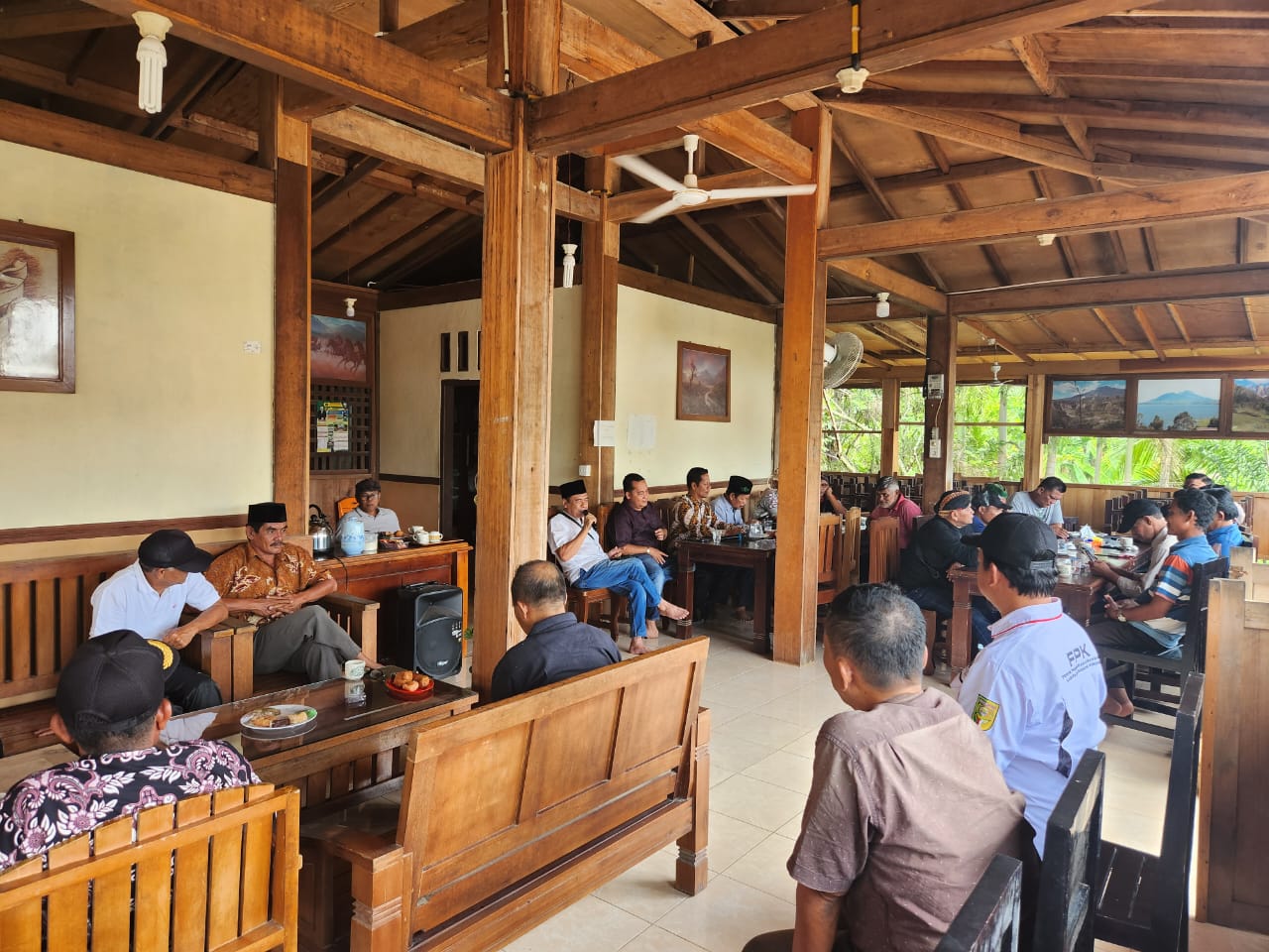 Silaturahmi dengan H. Mukhlisin, PERJASING siap satukan kekuatan untuk hantar Mukhlisin jadi Wabup