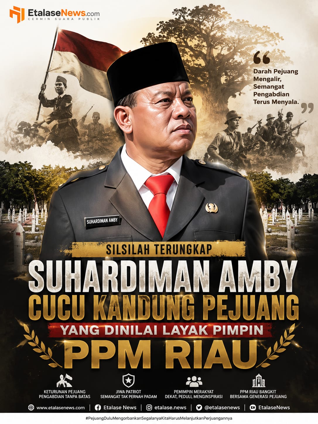 Kombinasi Pengalaman dan Semangat Muda , Suhardiman Amby Layak Nahkodai Pemuda Panca Marga  ( PPM) Riau